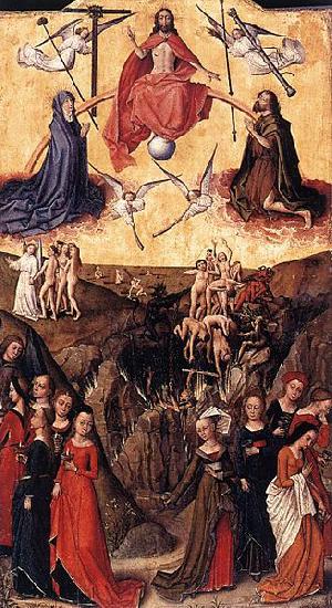 unknow artist The Last Judgment and the Wise and Foolish Virgins oil painting picture